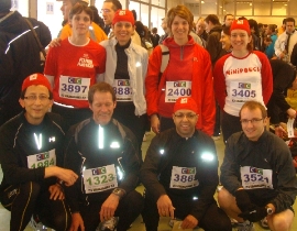 PCaPARIS aux 10 km des Foulées de Vincennes le 08 février 2009